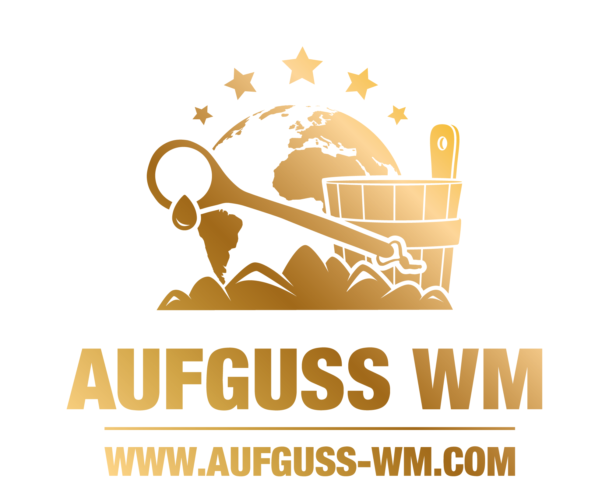 AUFGUSS WM LOGO GOLD
